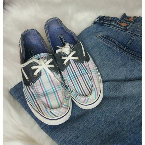 Sperry Shoes - Sperry Top-Sider canvas shoes / loafers sz 9M